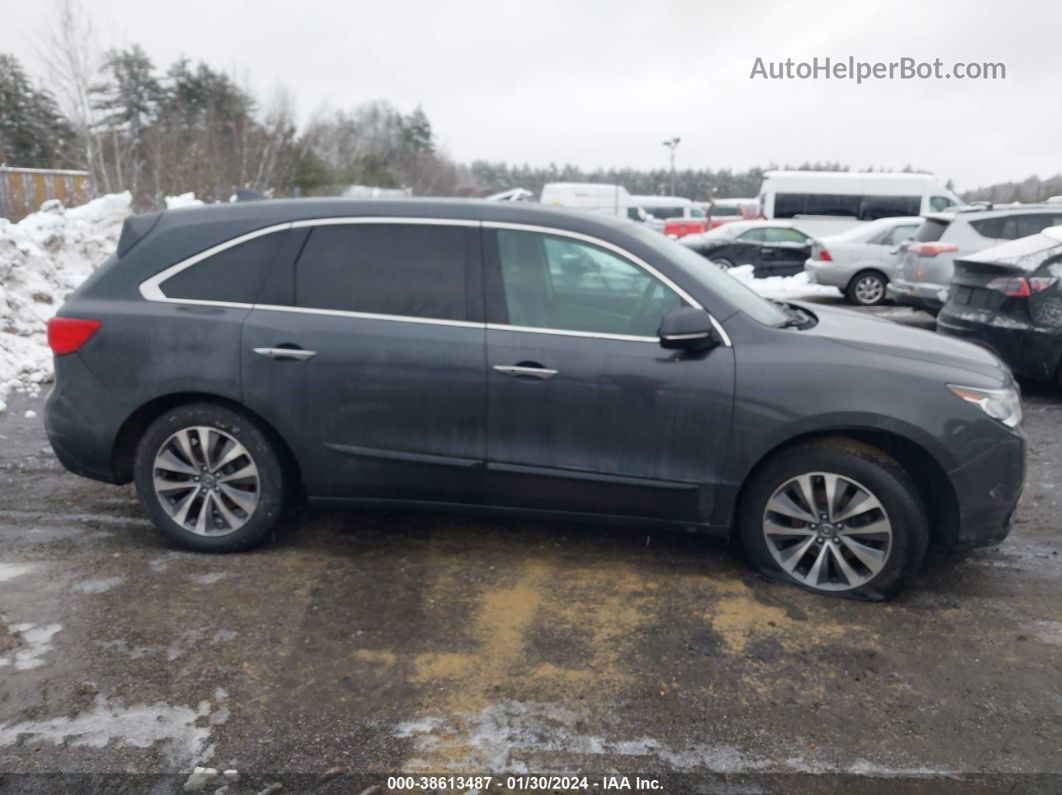 2016 Acura Mdx Tech/w/tech/acurawatch Plus Серый vin: 5FRYD4H48GB059104