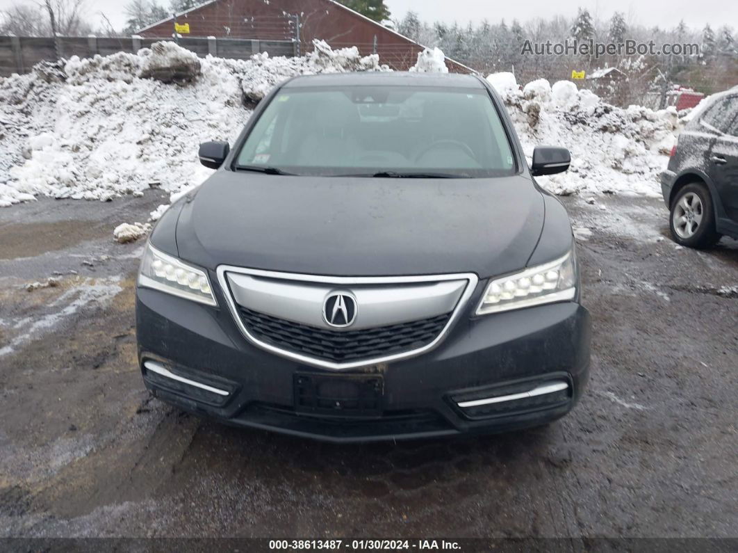 2016 Acura Mdx Tech/w/tech/acurawatch Plus Gray vin: 5FRYD4H48GB059104