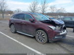 2016 Acura Mdx Technology   Acurawatch Plus Packages/technology Package Maroon vin: 5FRYD4H49GB016908