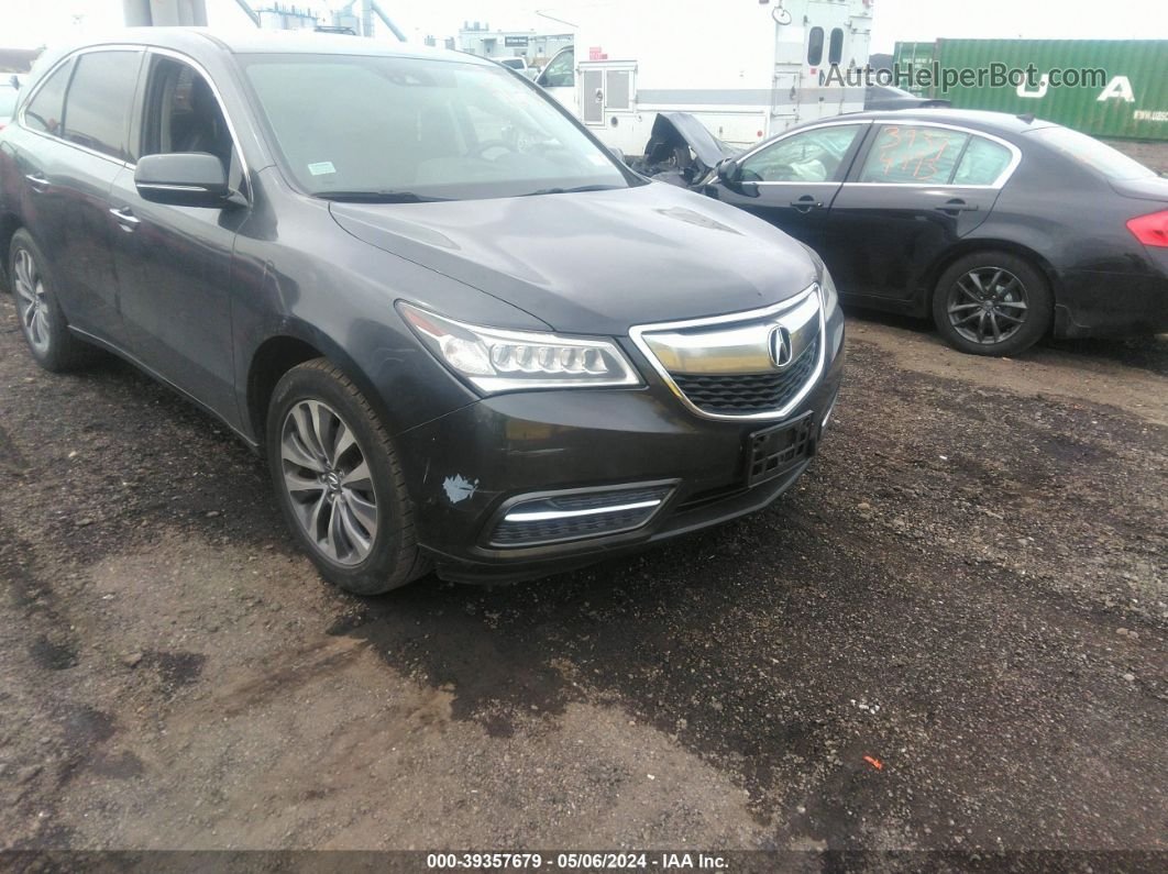 2016 Acura Mdx Technology   Acurawatch Plus Packages/technology Package Gray vin: 5FRYD4H49GB017718