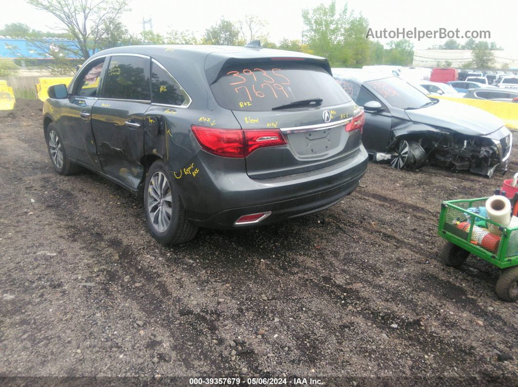 2016 Acura Mdx Technology   Acurawatch Plus Packages/technology Package Gray vin: 5FRYD4H49GB017718