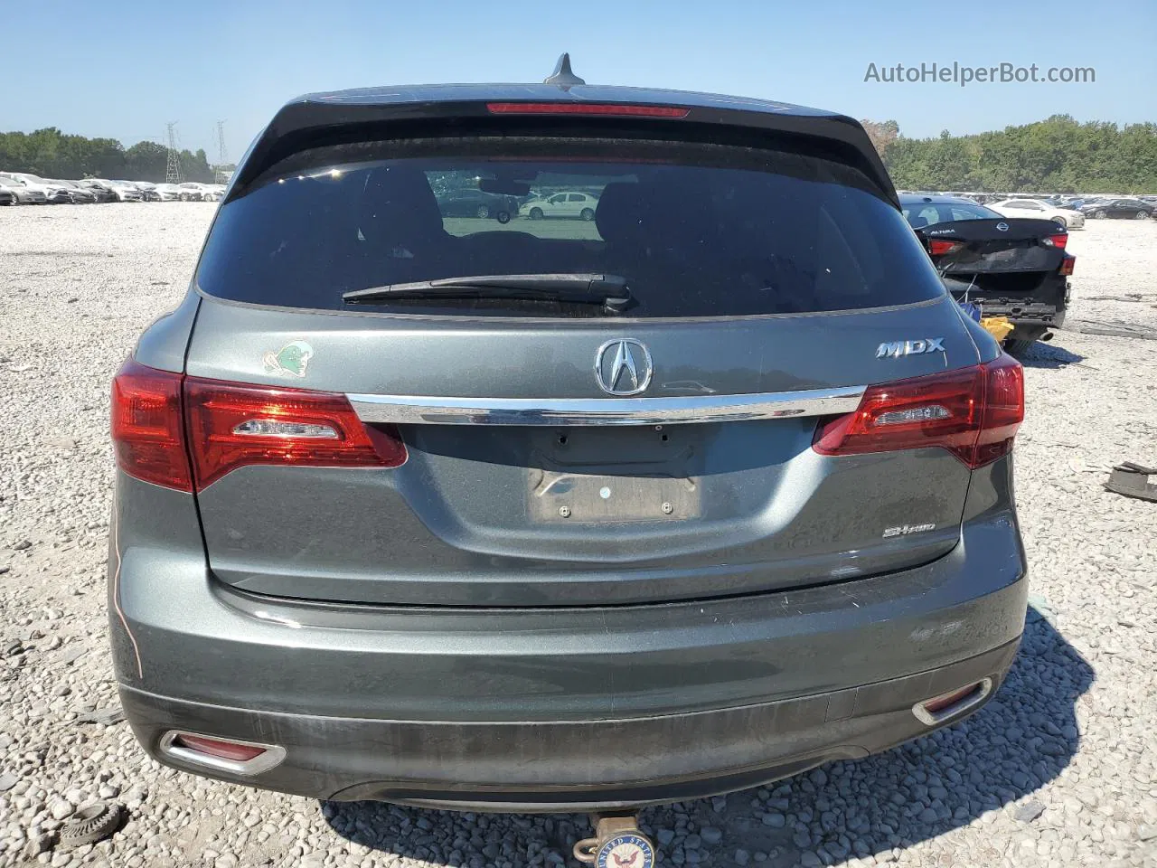 2016 Acura Mdx Technology Teal vin: 5FRYD4H49GB030419