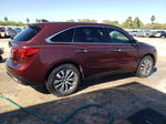 2016 Acura Mdx Technology Burgundy vin: 5FRYD4H49GB054610