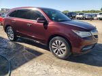 2016 Acura Mdx Technology Burgundy vin: 5FRYD4H49GB054610