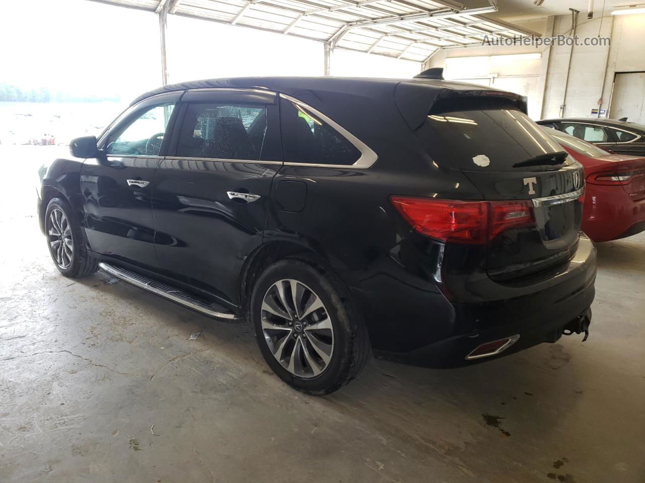 2016 Acura Mdx Technology Black vin: 5FRYD4H4XGB022703