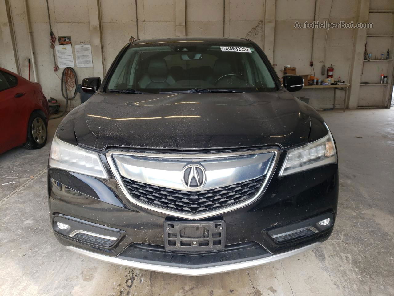 2016 Acura Mdx Technology Black vin: 5FRYD4H4XGB022703