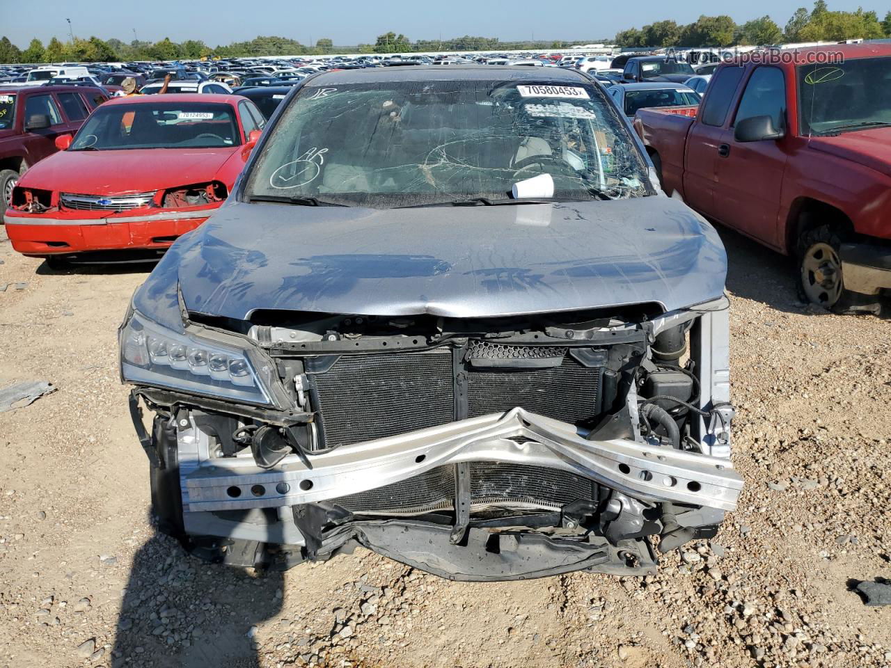 2016 Acura Mdx Technology Silver vin: 5FRYD4H4XGB032230