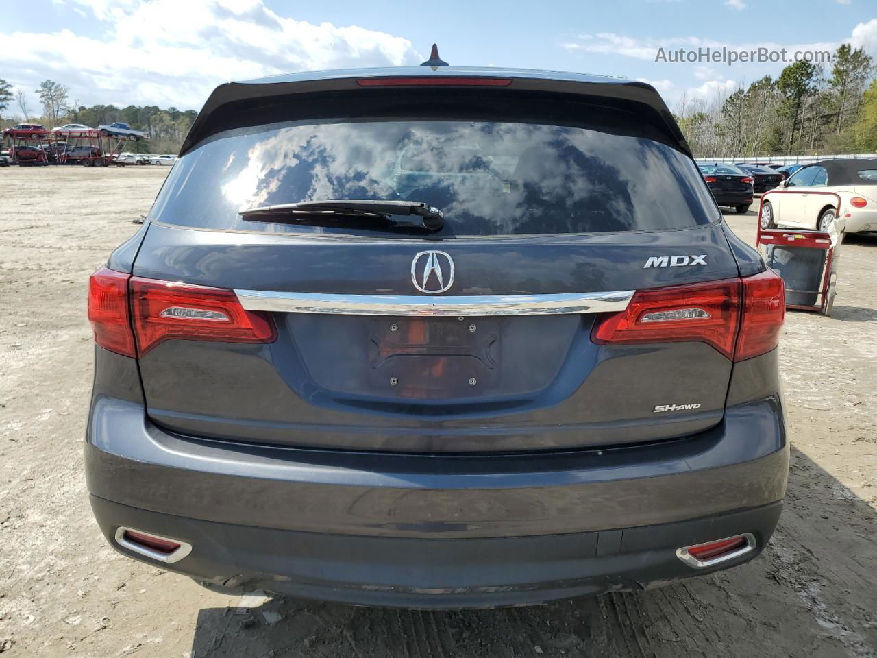 2016 Acura Mdx Technology Charcoal vin: 5FRYD4H4XGB050162