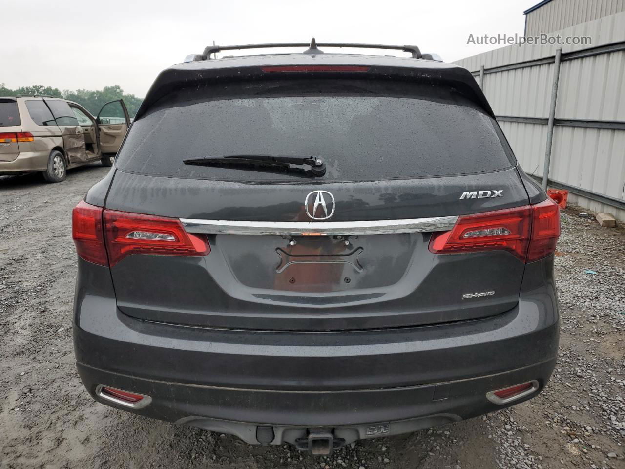 2016 Acura Mdx Technology Charcoal vin: 5FRYD4H60GB025787