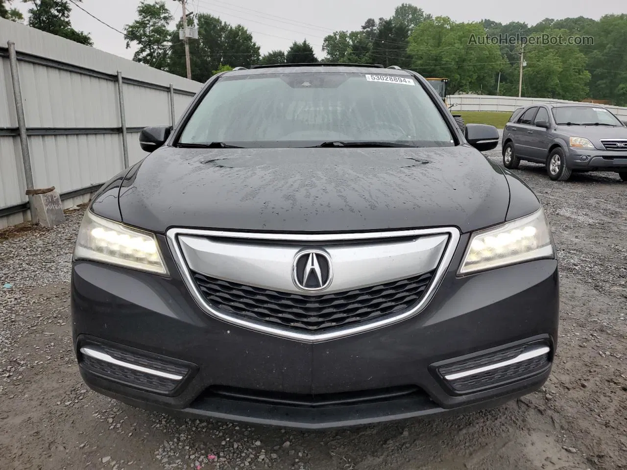 2016 Acura Mdx Technology Charcoal vin: 5FRYD4H60GB025787