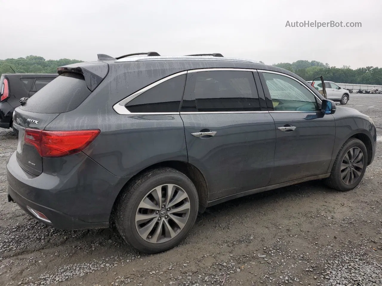 2016 Acura Mdx Technology Charcoal vin: 5FRYD4H60GB025787