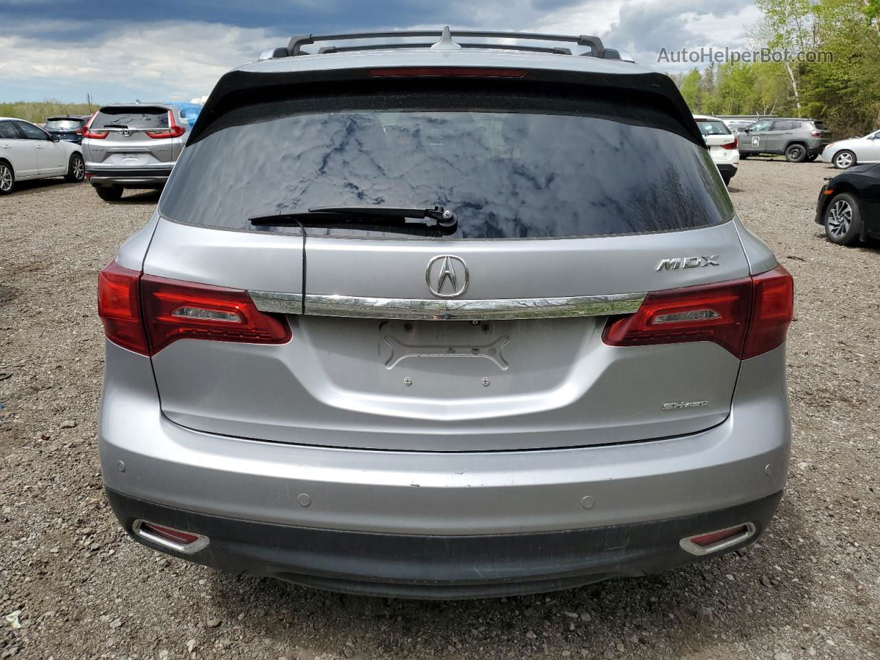 2016 Acura Mdx Technology Gray vin: 5FRYD4H65GB501967