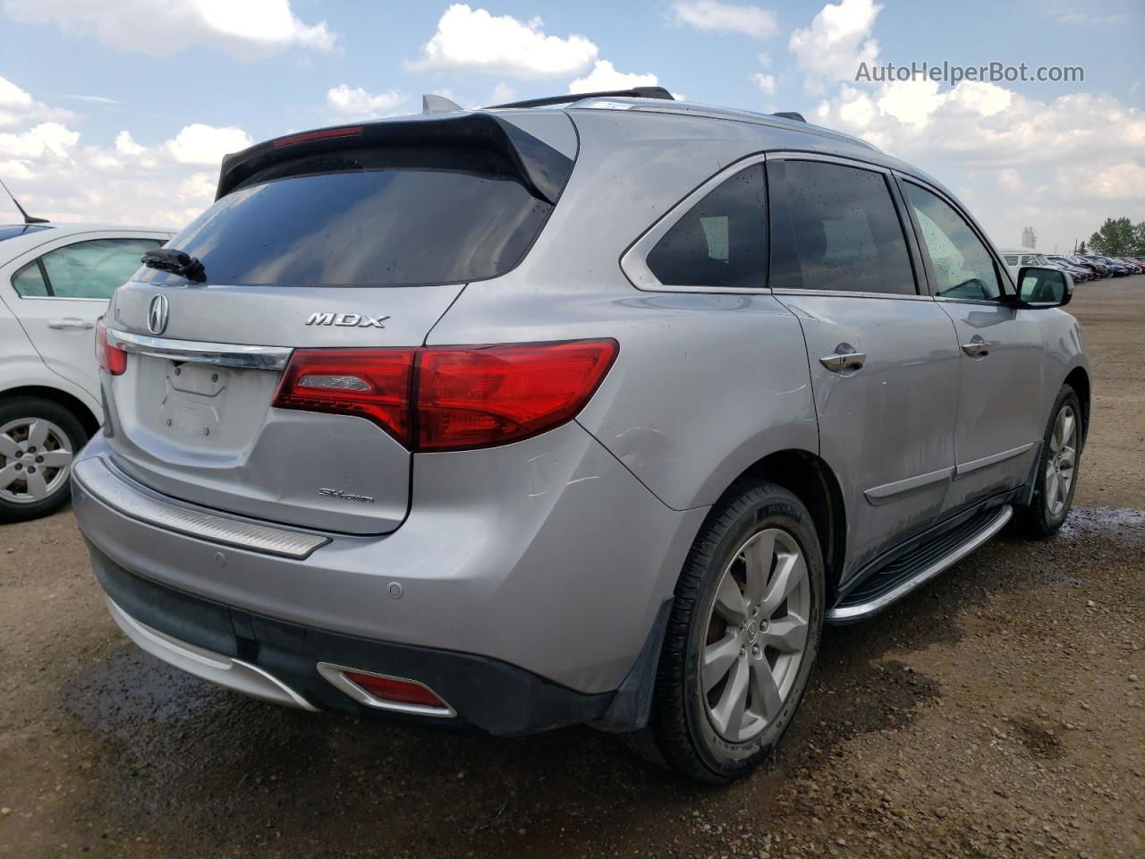 2016 Acura Mdx Elite Gray vin: 5FRYD4H80GB502011