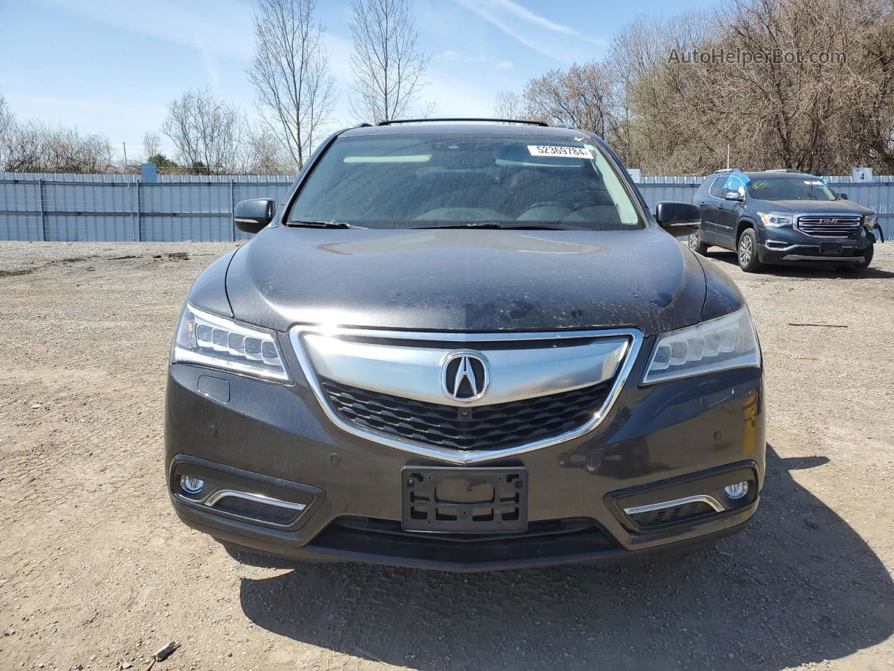 2016 Acura Mdx Elite Gray vin: 5FRYD4H8XGB501285