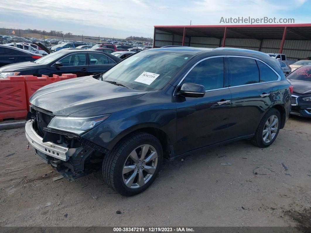 2016 Acura Mdx Advance/w/advance/entertainment Серый vin: 5FRYD4H90GB002097