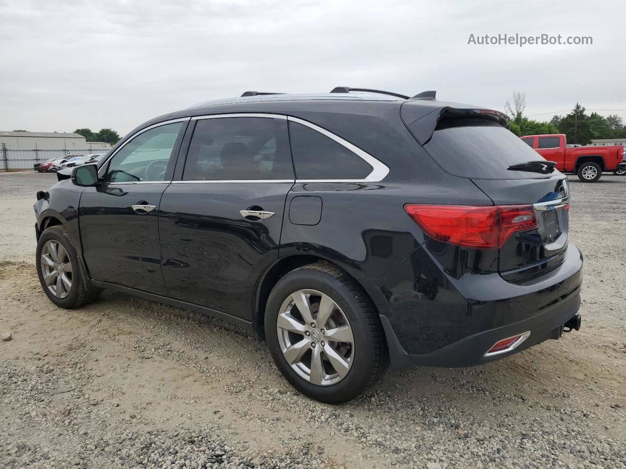 2016 Acura Mdx Advance Черный vin: 5FRYD4H90GB026271