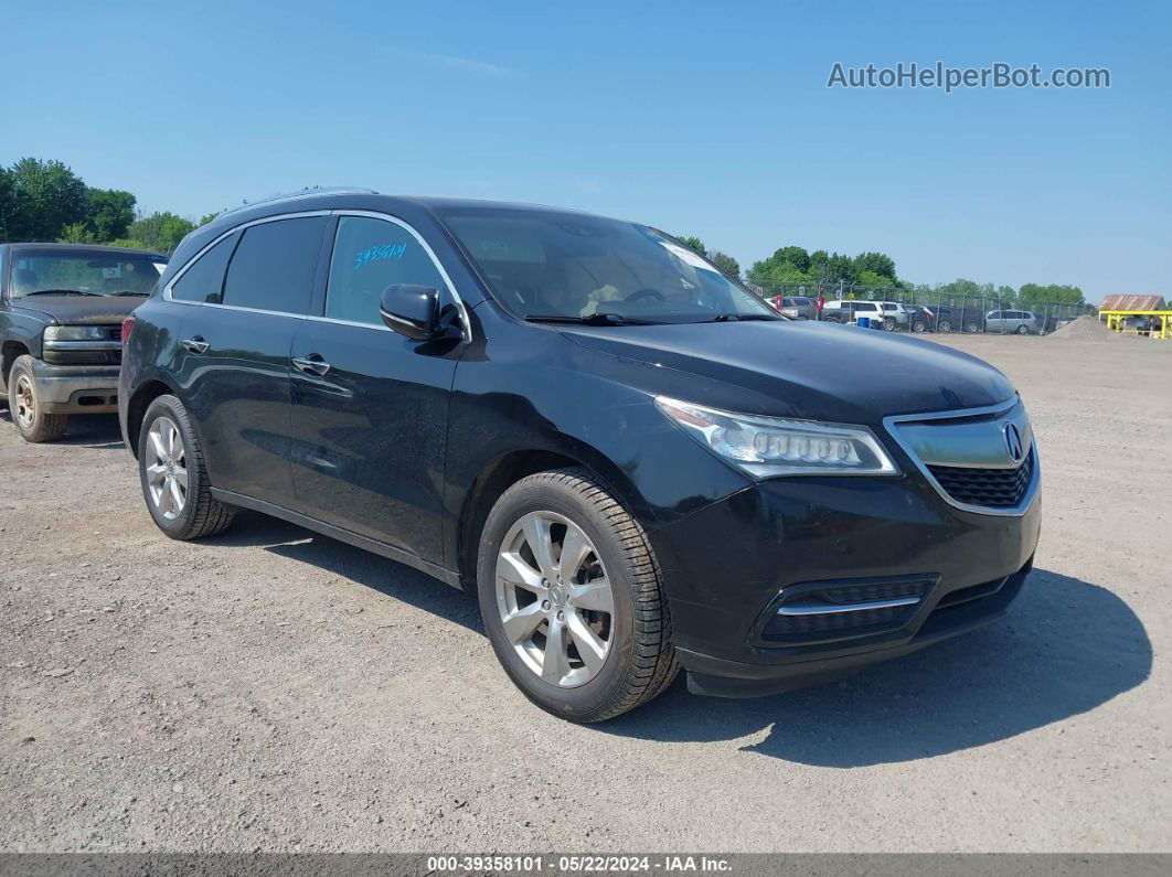 2016 Acura Mdx Advance   Entertainment Packages/advance Package Черный vin: 5FRYD4H90GB060436