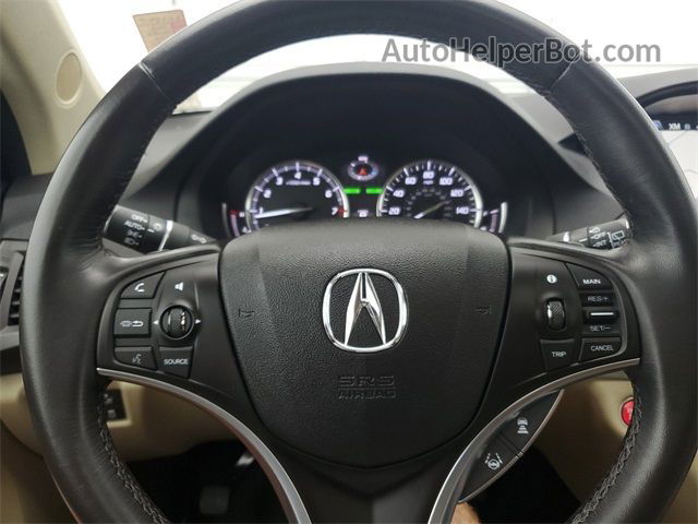 2016 Acura Mdx W/advance/w/advance Красный vin: 5FRYD4H91GB016591