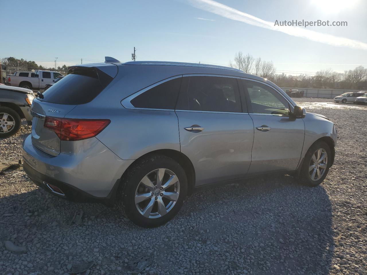 2016 Acura Mdx Advance Silver vin: 5FRYD4H91GB055746