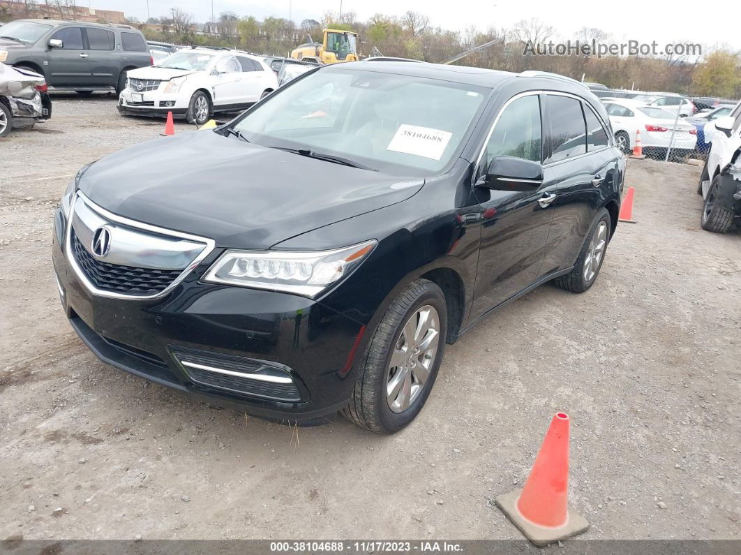 2016 Acura Mdx Advance   Entertainment Черный vin: 5FRYD4H92GB032119