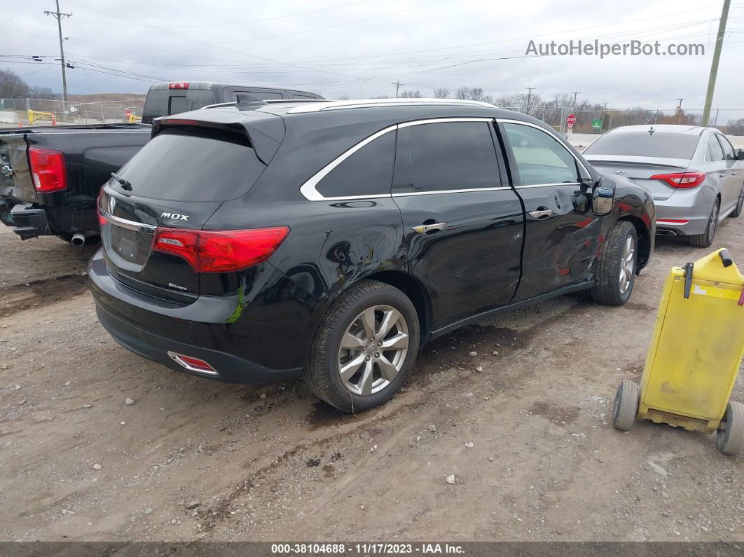 2016 Acura Mdx Advance   Entertainment Black vin: 5FRYD4H92GB032119