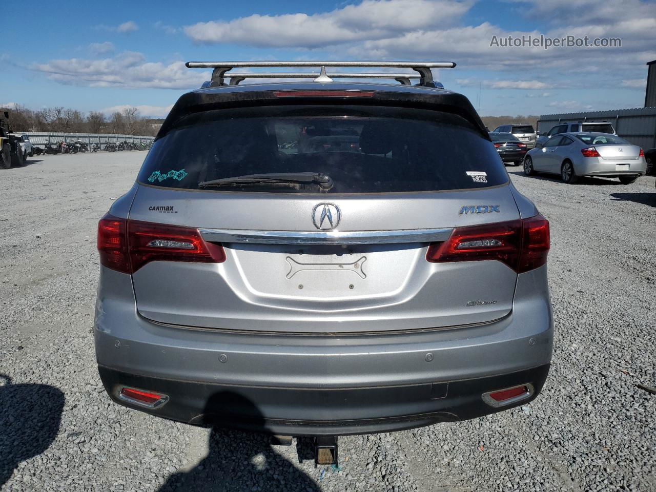 2016 Acura Mdx Advance Серебряный vin: 5FRYD4H92GB053164