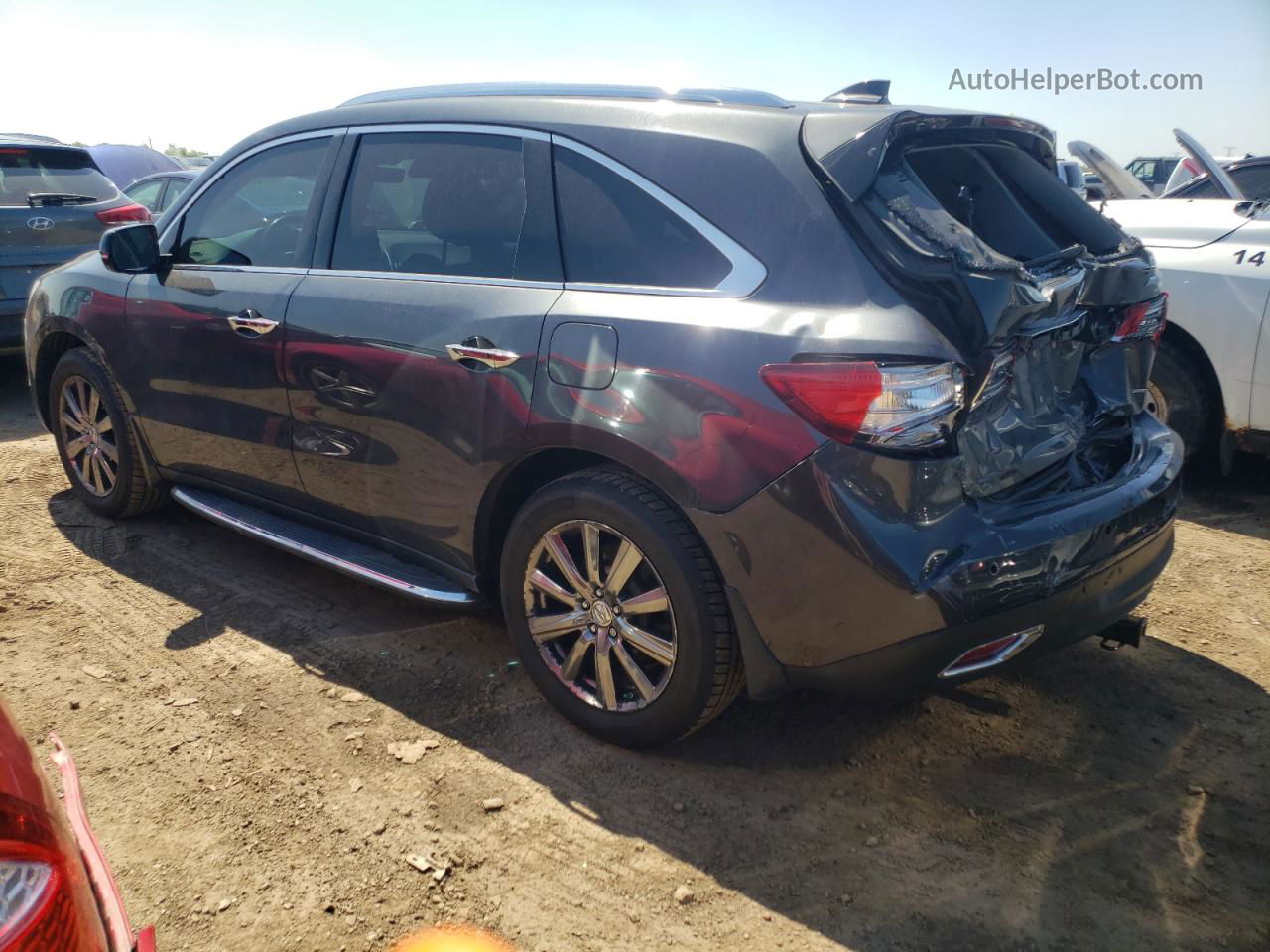 2016 Acura Mdx Advance Серый vin: 5FRYD4H93GB001669