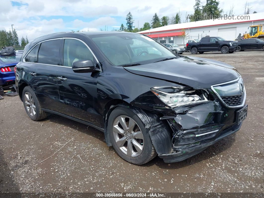 2016 Acura Mdx Advance   Entertainment Packages/advance Package Black vin: 5FRYD4H93GB006581