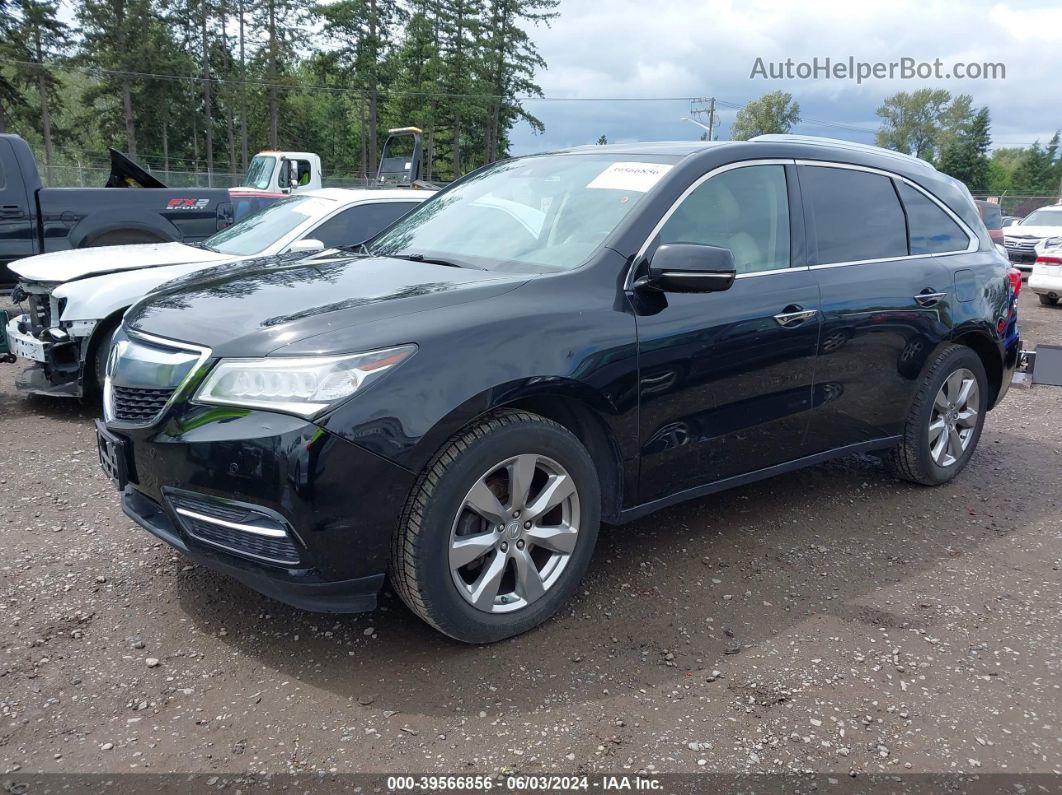 2016 Acura Mdx Advance   Entertainment Packages/advance Package Black vin: 5FRYD4H93GB006581