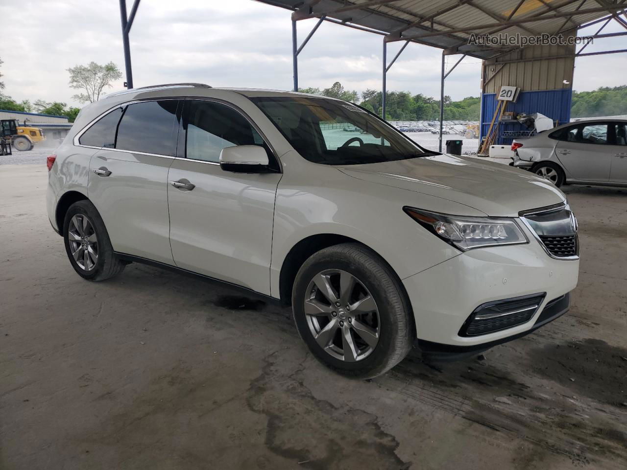 2016 Acura Mdx Advance Белый vin: 5FRYD4H95GB007537