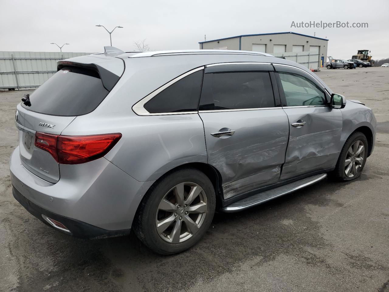 2016 Acura Mdx Advance Gray vin: 5FRYD4H96GB012665