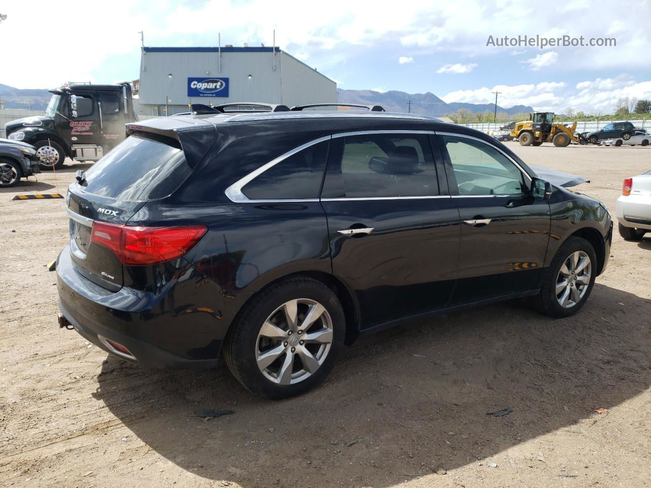 2016 Acura Mdx Advance Черный vin: 5FRYD4H96GB026288