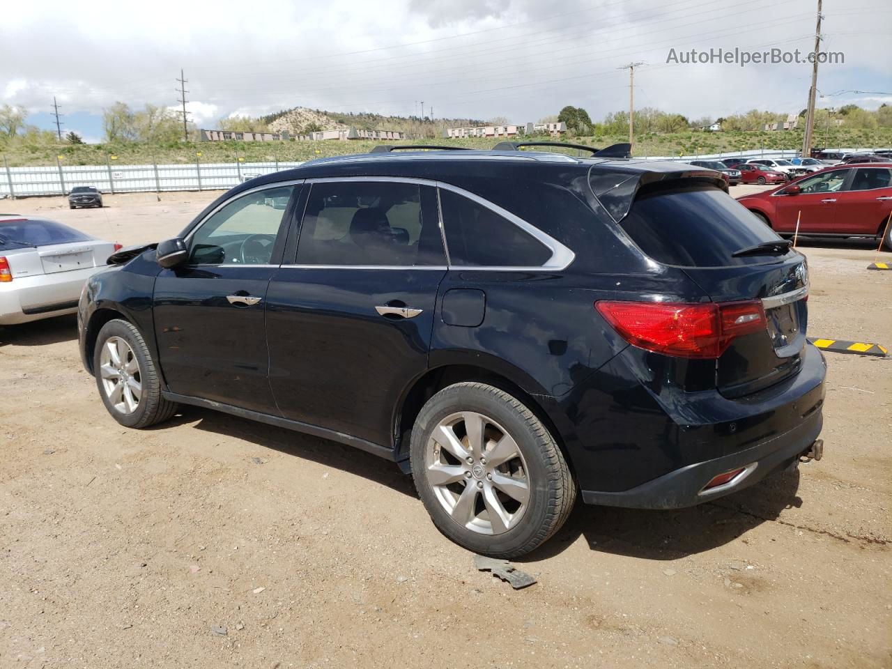 2016 Acura Mdx Advance Black vin: 5FRYD4H96GB026288