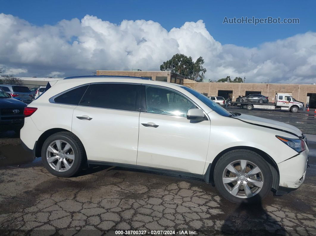 2016 Acura Mdx Advance/w/advance/entertainment White vin: 5FRYD4H97GB043021