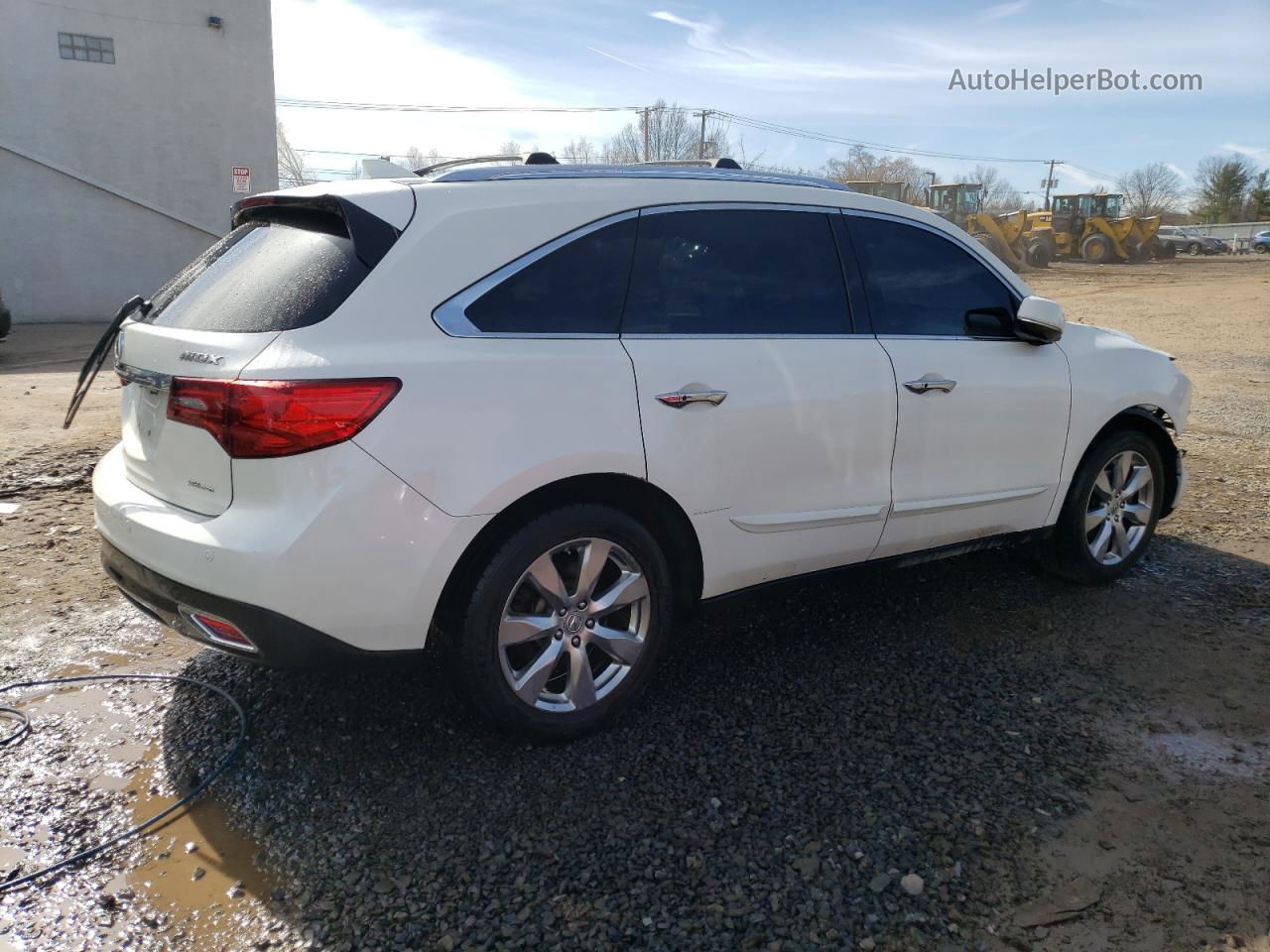 2016 Acura Mdx Advance Белый vin: 5FRYD4H97GB048266