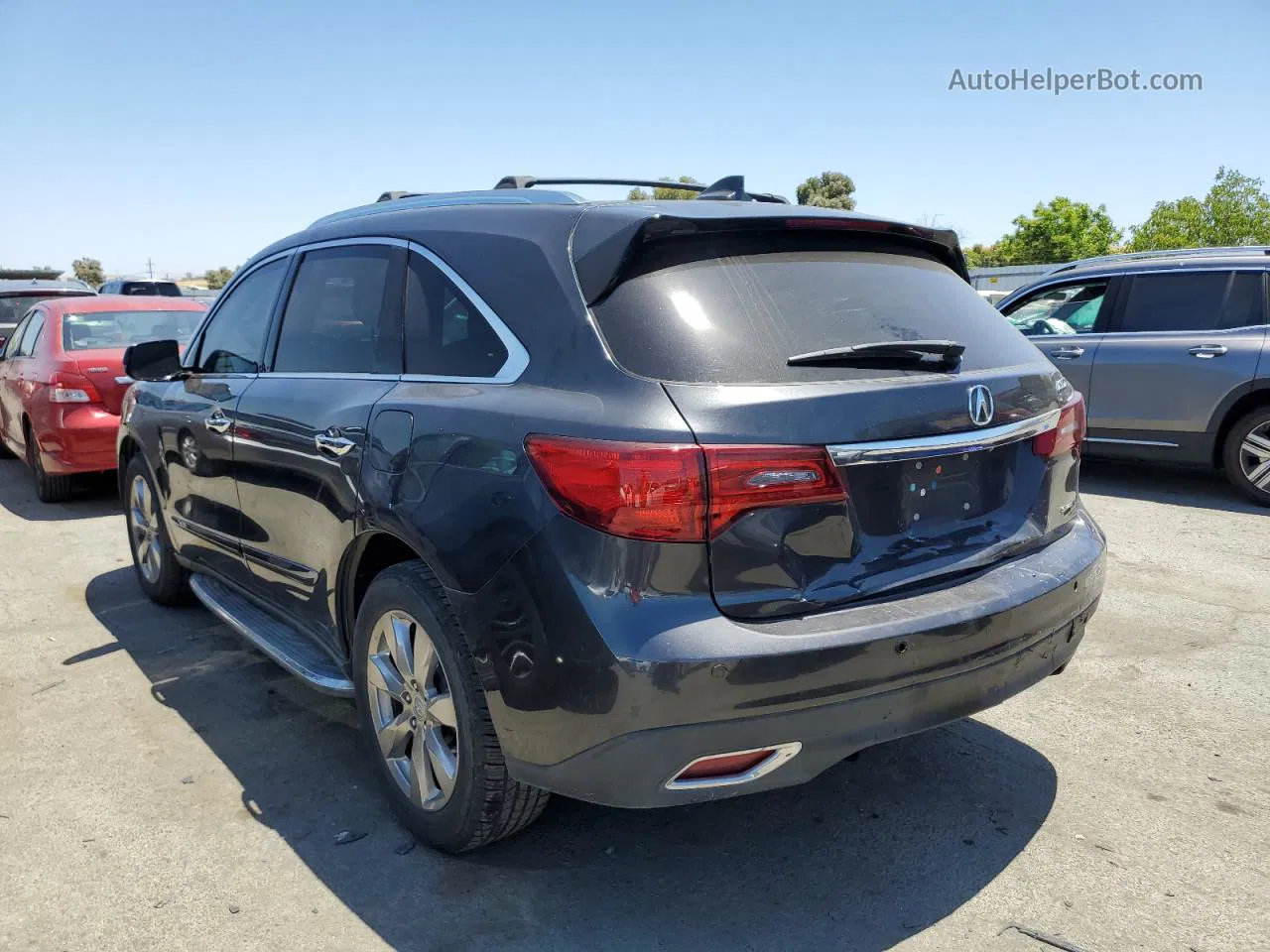 2016 Acura Mdx Advance Gray vin: 5FRYD4H98GB001067