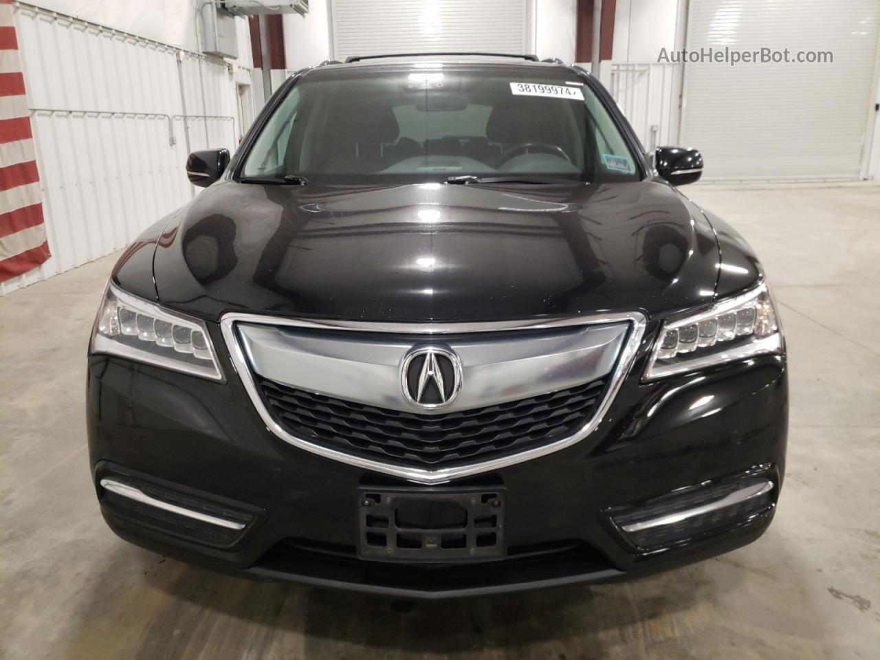 2016 Acura Mdx Advance Black vin: 5FRYD4H98GB033310