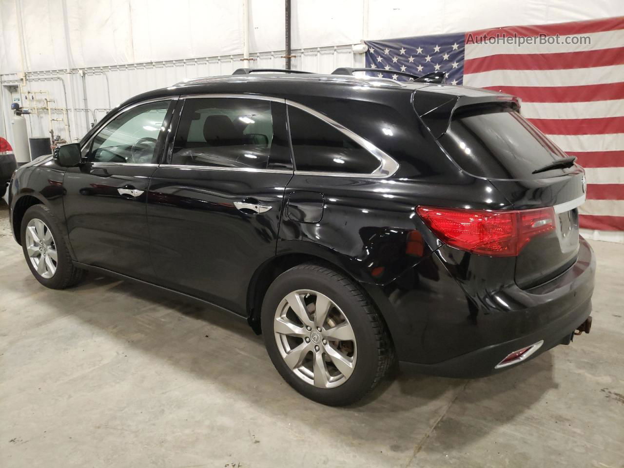 2016 Acura Mdx Advance Black vin: 5FRYD4H98GB033310