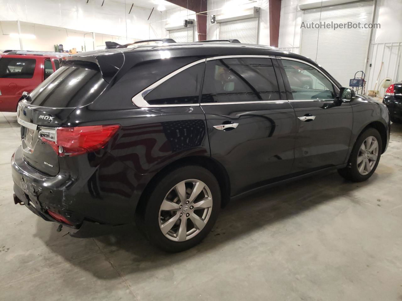 2016 Acura Mdx Advance Black vin: 5FRYD4H98GB033310