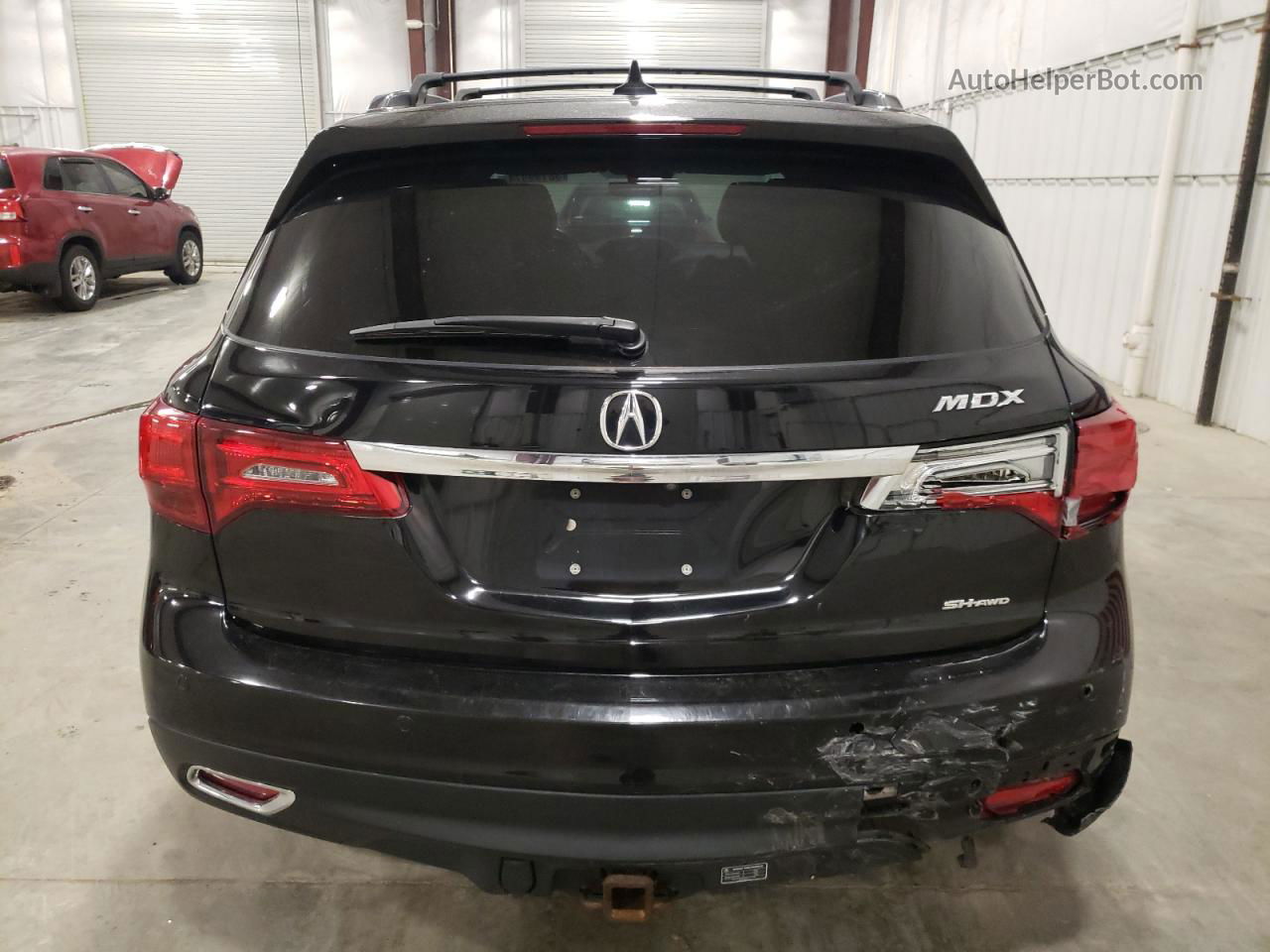 2016 Acura Mdx Advance Black vin: 5FRYD4H98GB033310