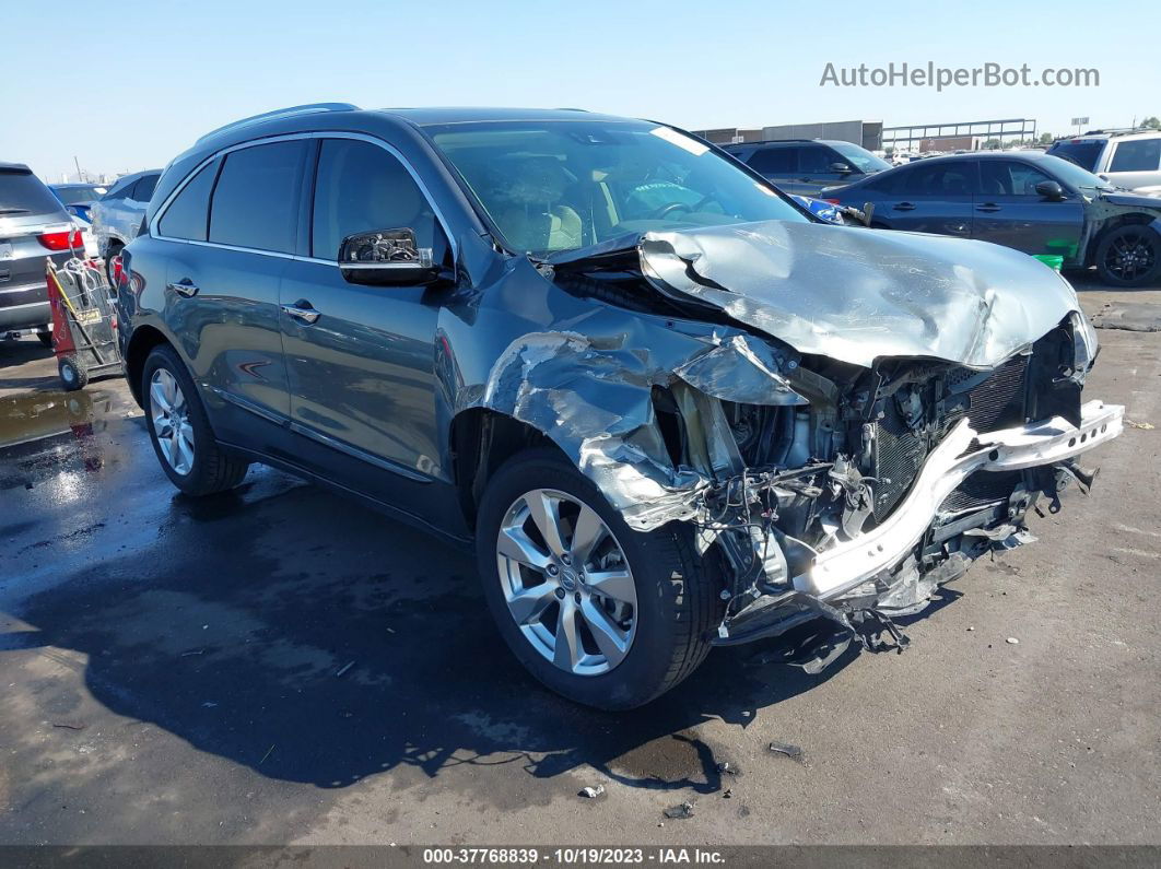 2016 Acura Mdx W/advance/w/advance Серый vin: 5FRYD4H99GB055820