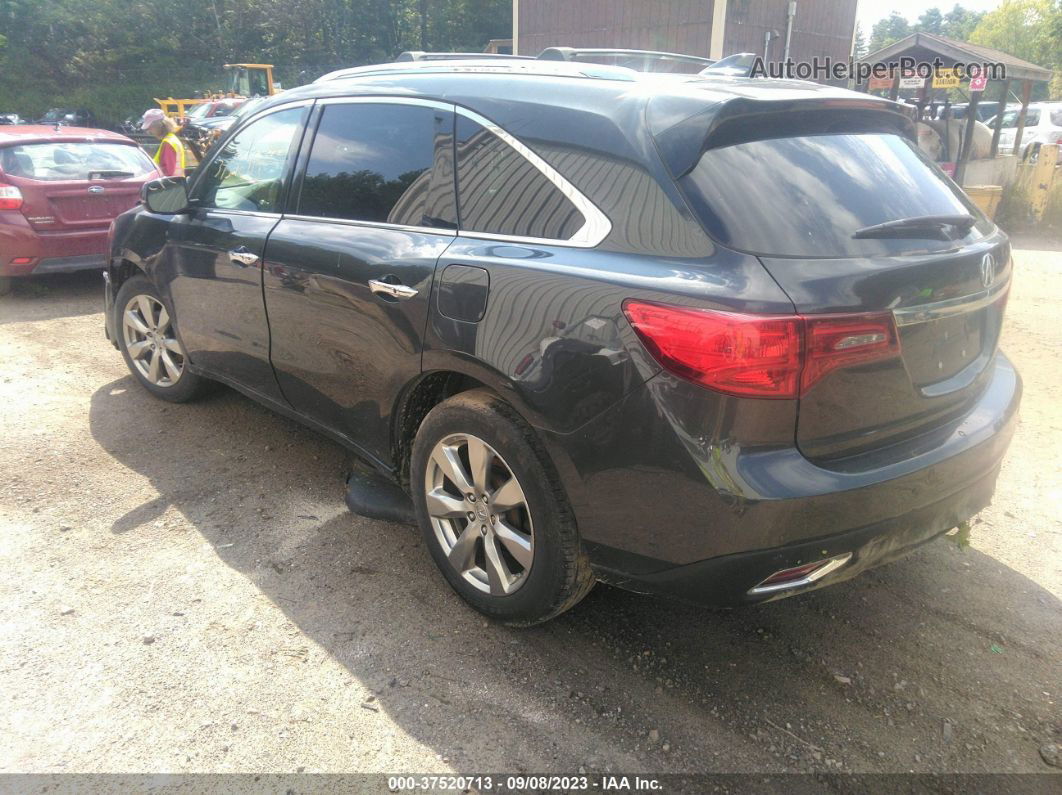 2016 Acura Mdx W/advance/w/advance Серый vin: 5FRYD4H9XGB002107