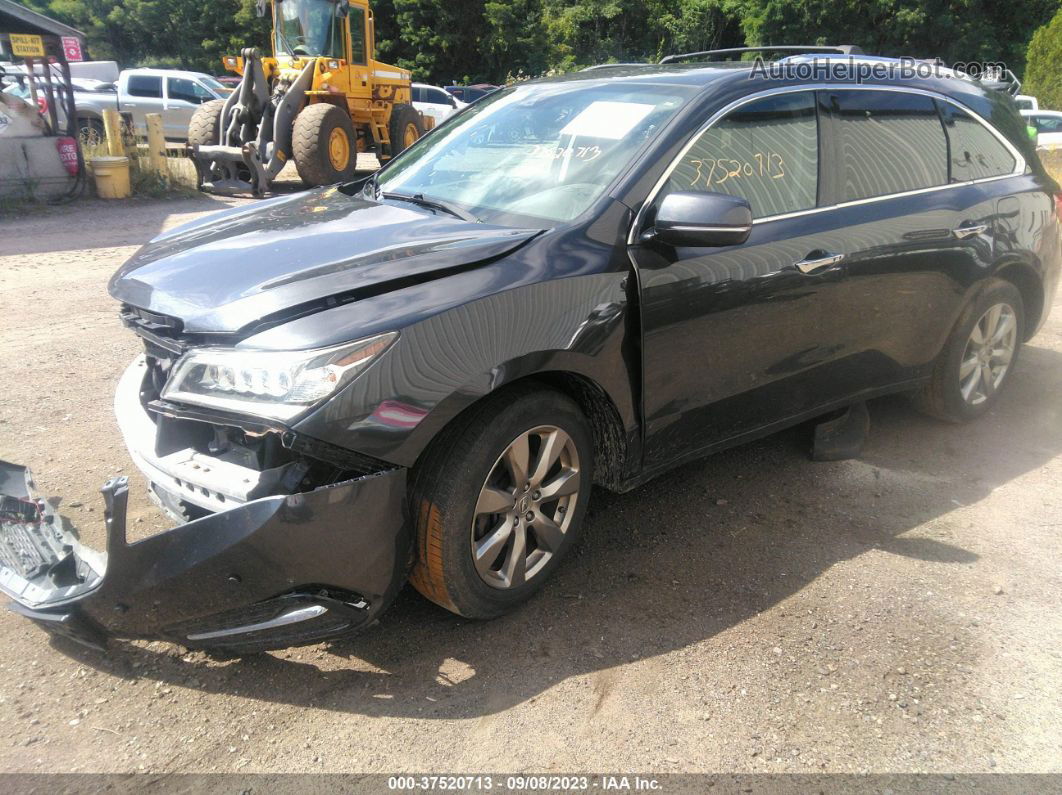 2016 Acura Mdx W/advance/w/advance Gray vin: 5FRYD4H9XGB002107