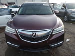 2016 Acura Mdx Advance Maroon vin: 5FRYD4H9XGB020915