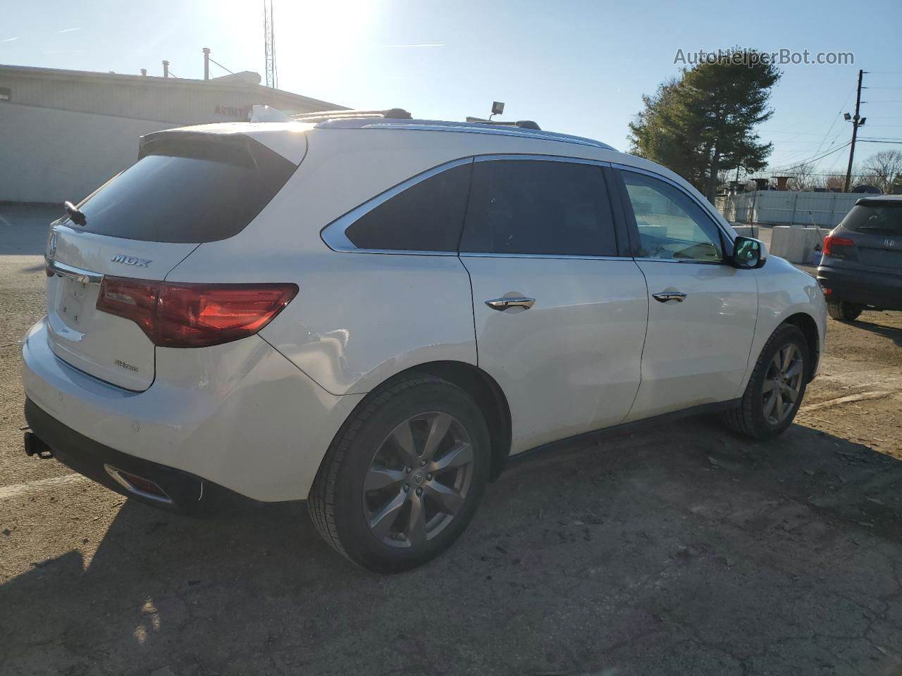 2016 Acura Mdx Advance White vin: 5FRYD4H9XGB039576