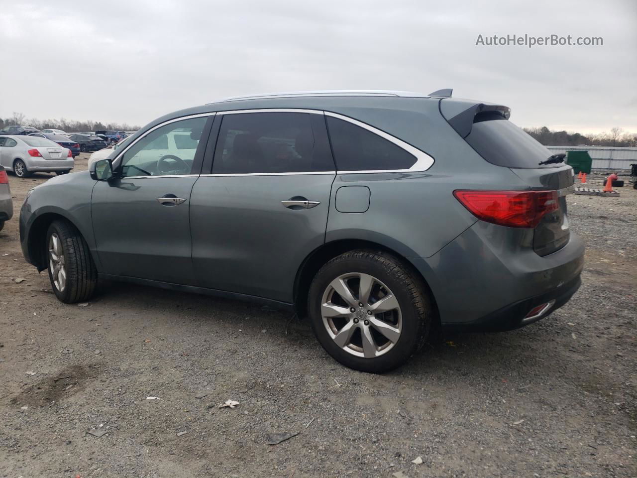 2016 Acura Mdx Advance Gray vin: 5FRYD4H9XGB045376