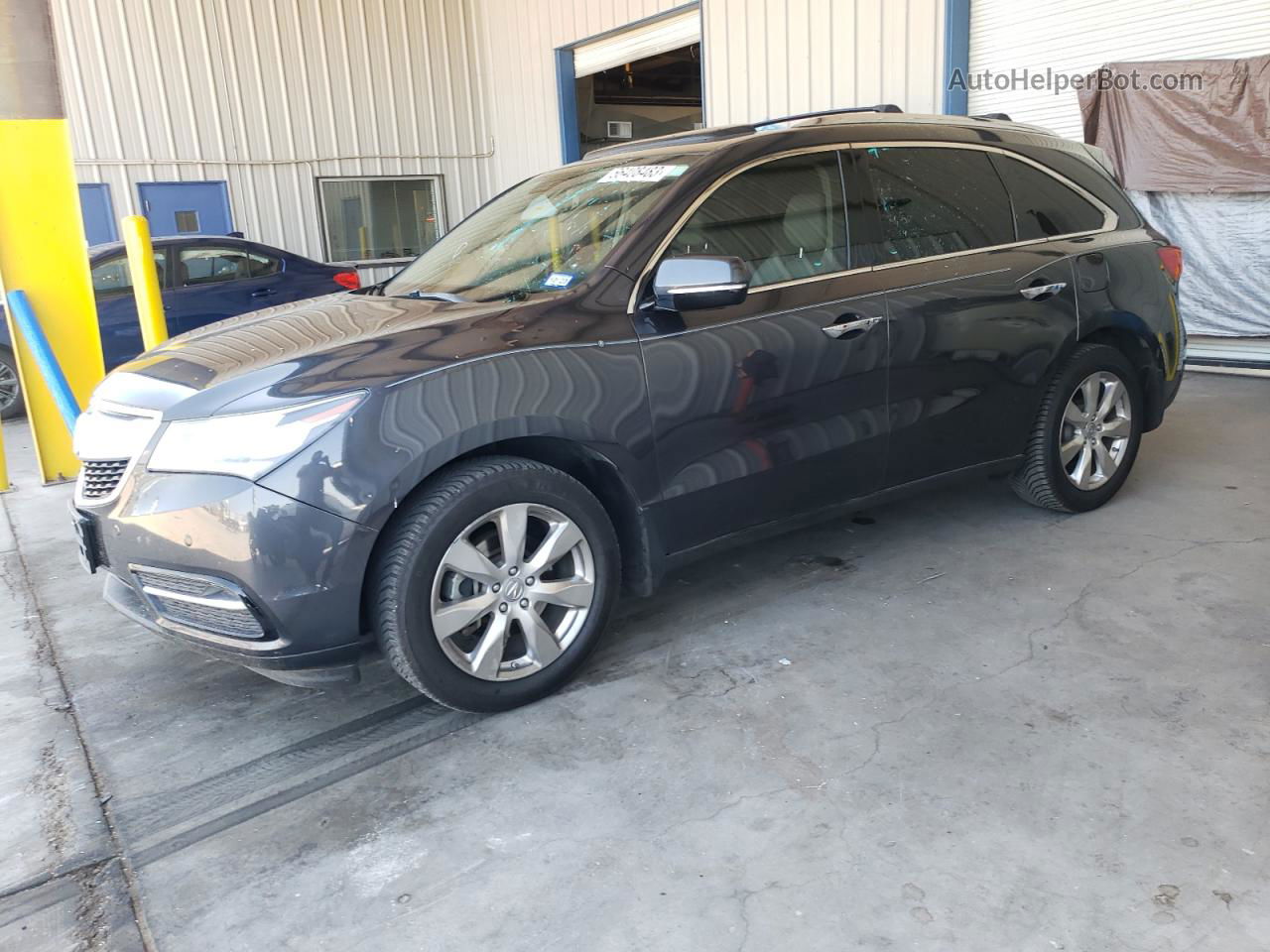 2016 Acura Mdx Advance Charcoal vin: 5FRYD4H9XGB057303