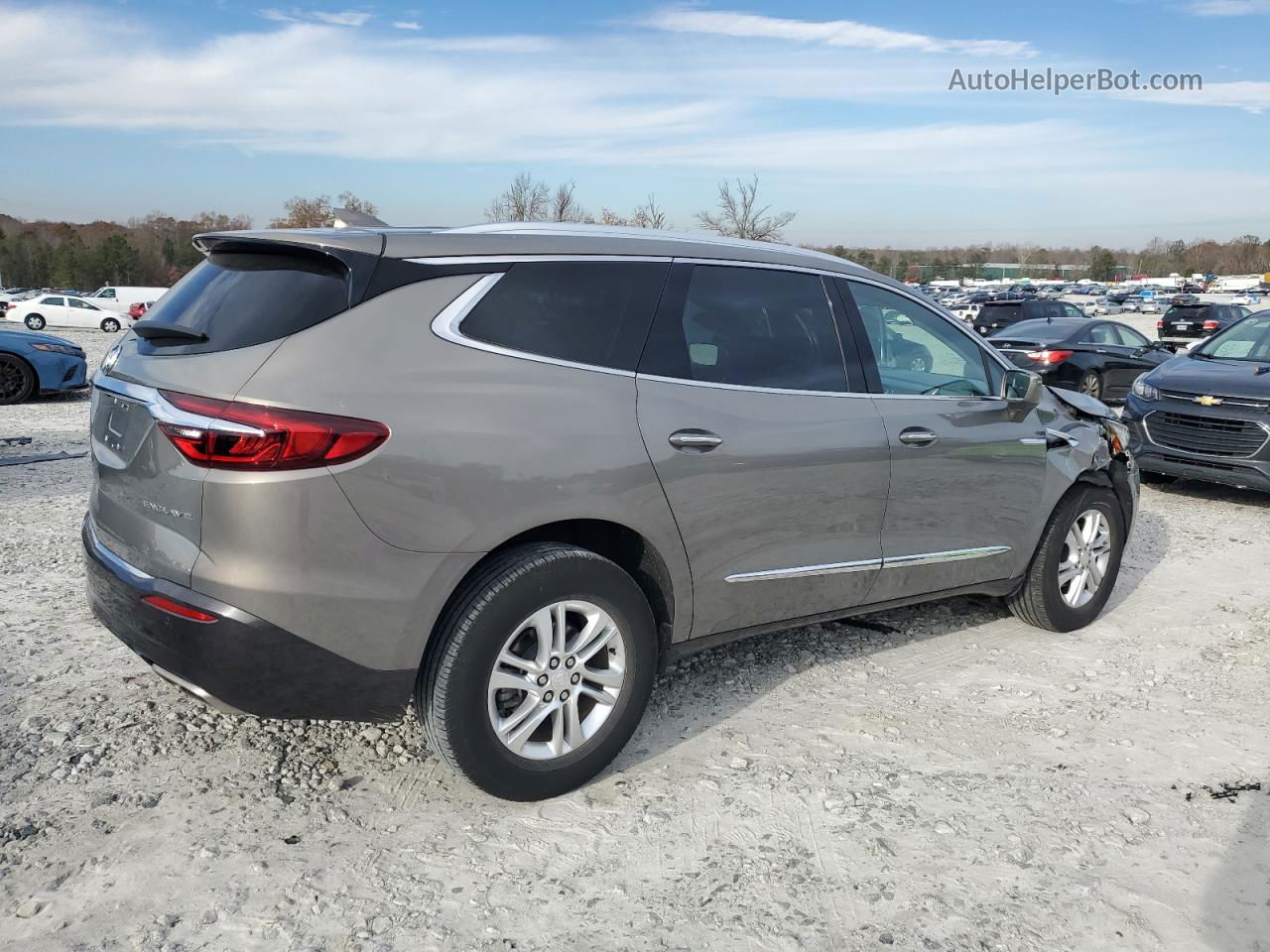 2019 Buick Enclave  Silver vin: 5GAERAKWXKJ246734