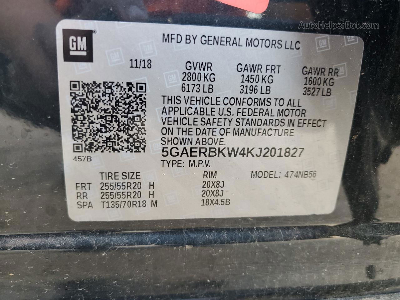 2019 Buick Enclave Essence Gray vin: 5GAERBKW4KJ201827