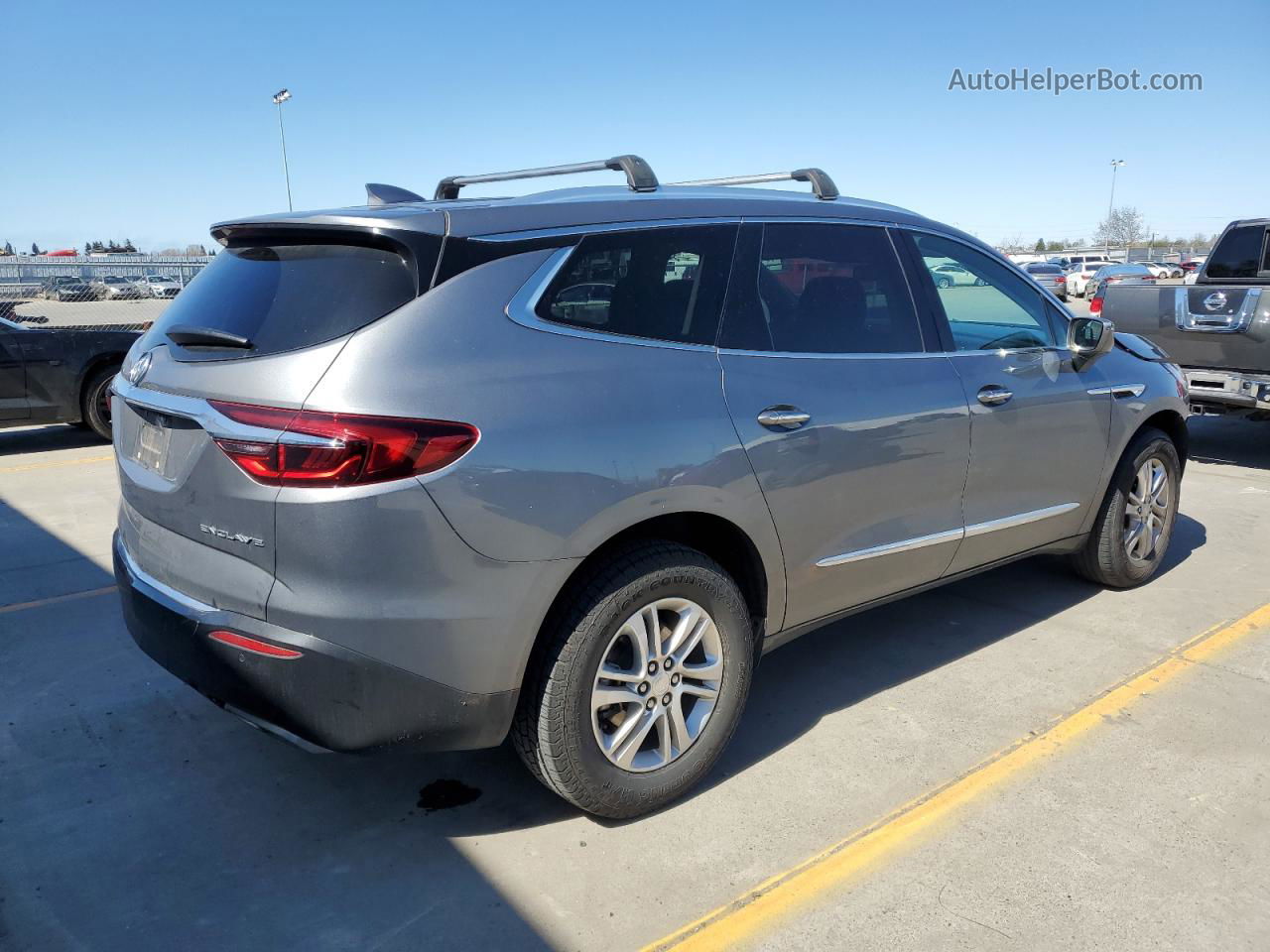 2019 Buick Enclave Essence Серый vin: 5GAERBKW6KJ206110